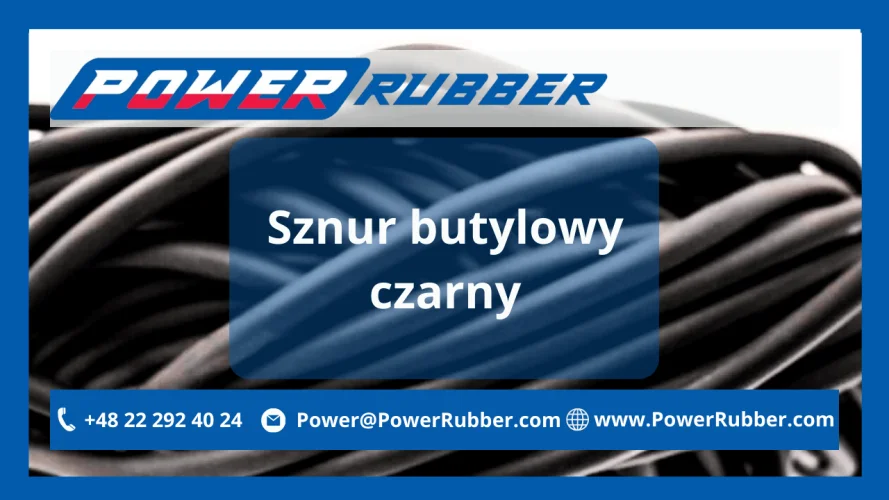 Черный бутиловый шнур.