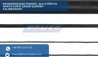 Sznur gumowy kalibrowany