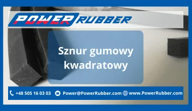 Sznur gumowy kwadratowy