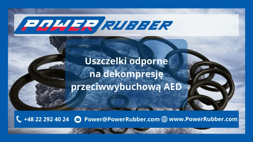 Uszczelki odporne na dekompresję przeciwwybuchową AED