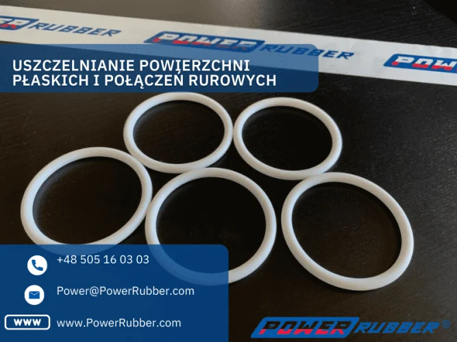 Sealing of flat surfaces and pipe connections