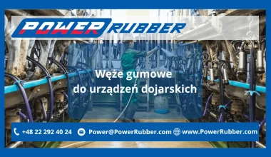 Für Melkanlagen zertifizierte Gummischläuche