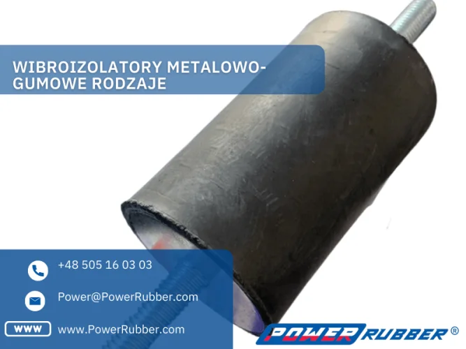 Wibroizolatory metalowo-gumowe Rodzaje
