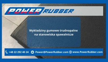 Wykładziny gumowe trudnopalne na stanowiska spawalnicze