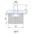 Rubber damper type D