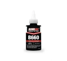 Anaerobic adhesive for securing coaxial parts, difficult to disassemble B 660.