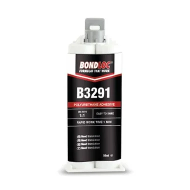 Adhesive for plastics with a one-minute curing time B3291