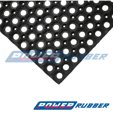 Tapis avec des trous pour les zones d'entrée Ringmat Honeycomb