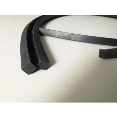 Rectangular Self-Adhesive EPDM Sponge Cord