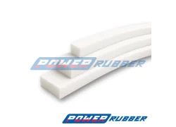 Cordon en silicone rectangulaire MVQ VMQ