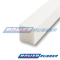 Foamed square silicone cord