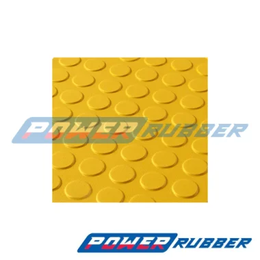 Tapis en caoutchouc jaune Monety.