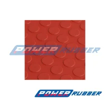 Red Rubber Coin Mat