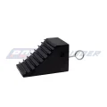 Chocks for airplane wheels.