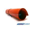 Red silicone baking mat