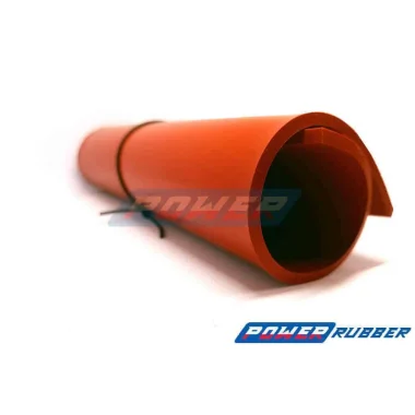 Red silicone baking mat