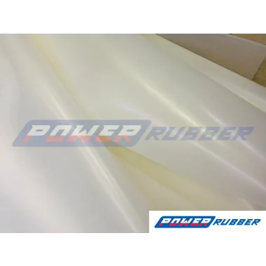 Transparent silicone sheet
