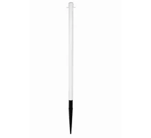 Słupek do łańcucha wbijany biały 800 mm