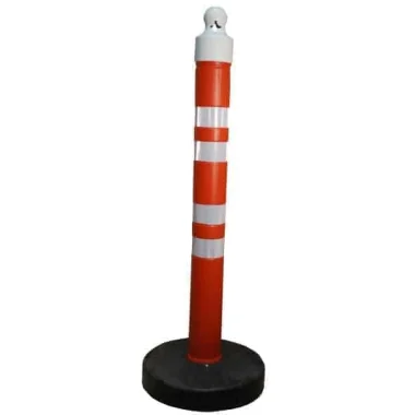 Plastic warning post 1200 mm