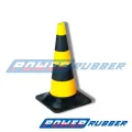 Piquet routier 500 mm PE jaune-noir