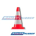 PVC Road Traffic Cone 500 mm with Reflective Option