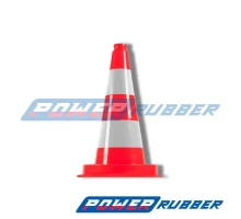 Pachołek drogowy PVC 500 mm z opcją odblasku
