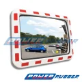 Rectangular road mirror