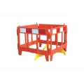 Plastic road barrier 4x1500 mm