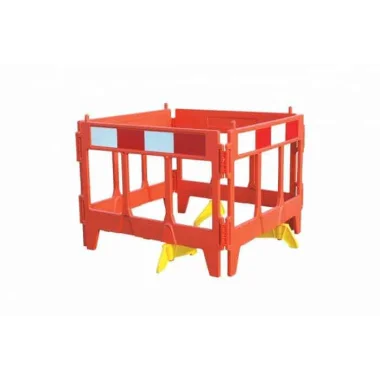 Plastic road barrier 4x1500 mm