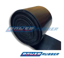 Rubber belt under the rafters