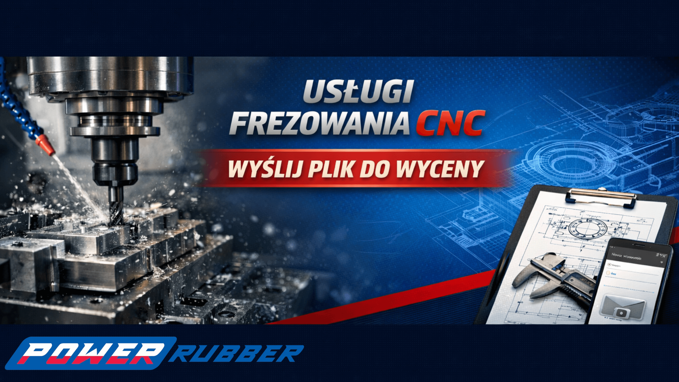 Usługi frezowania CNC Power Rubber