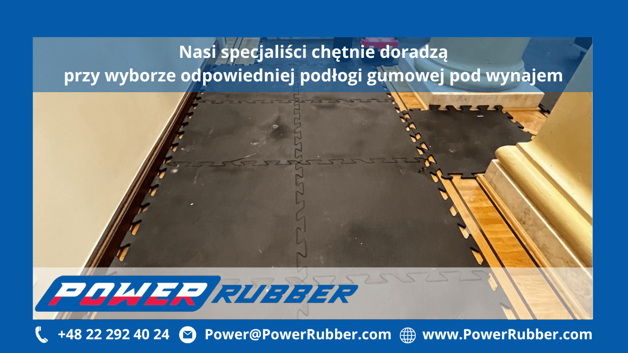 Podłogi gumowe wynajem