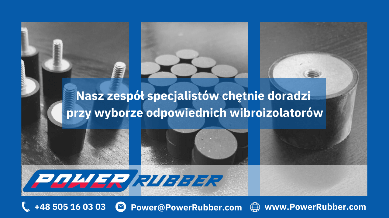 Wibroizolatory do maszyn i urządzeń