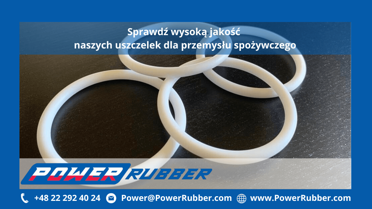 Uszczelki silikonowe spożywcze