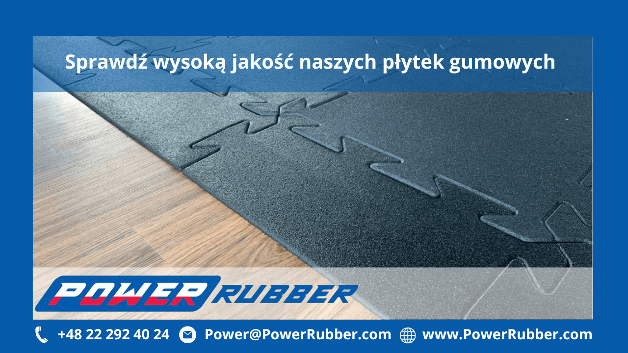 Jak układać płytki gumowe?