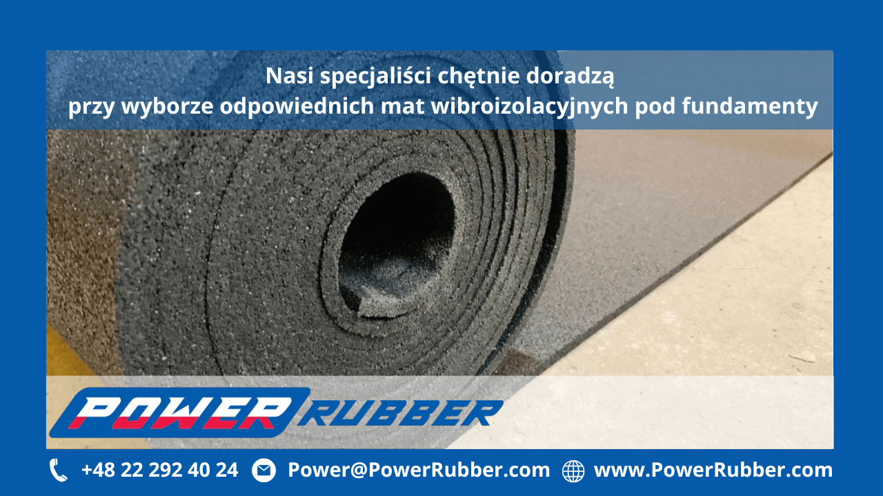 Mata wibroizolacyjna budowlana