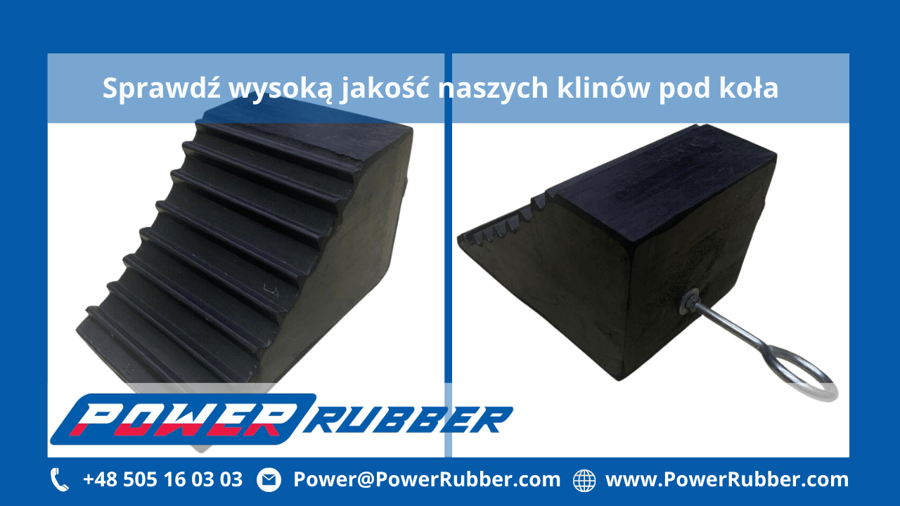 Gumowe kliny pod koła