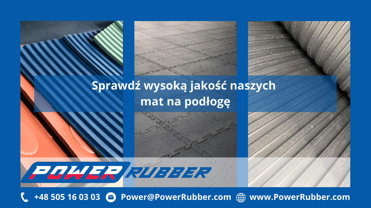 Gumowe maty na podłogę