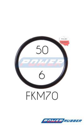 Уплотнительное кольцо 50x6 FKM из FKM