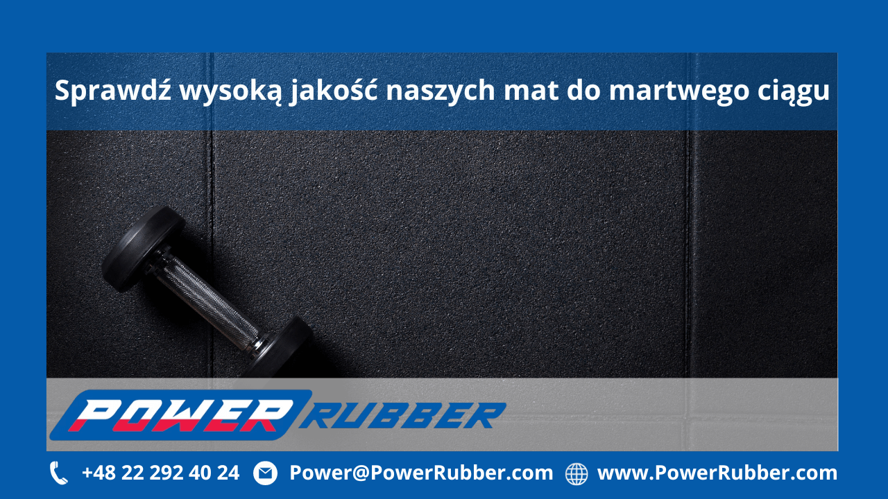 Gumowe maty do martwego ciągu montaż