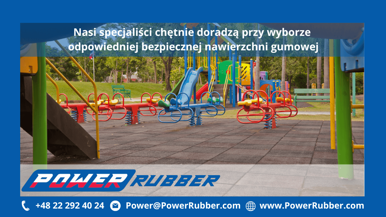 Płyty gumowe na plac zabaw