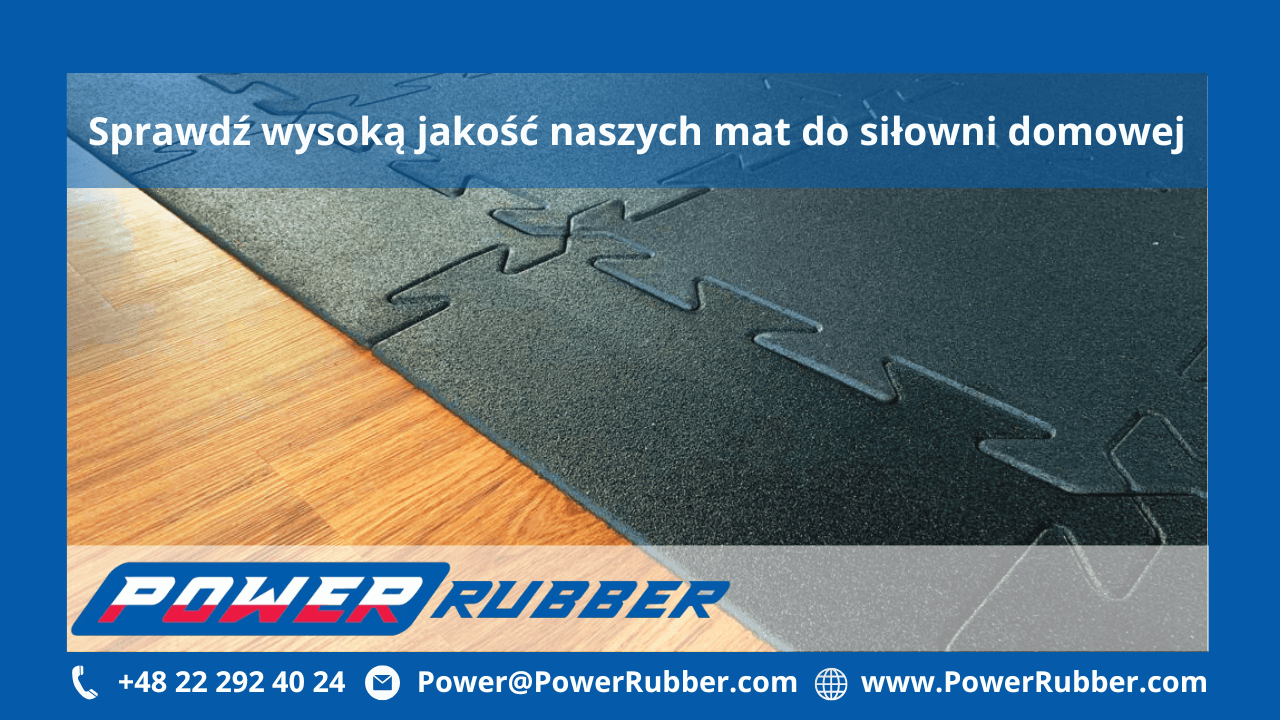 Maty puzzle do siłowni domowej