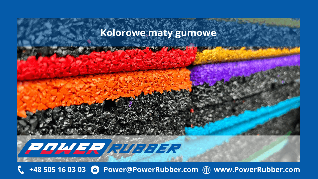 Kolorowe maty na plac zabaw