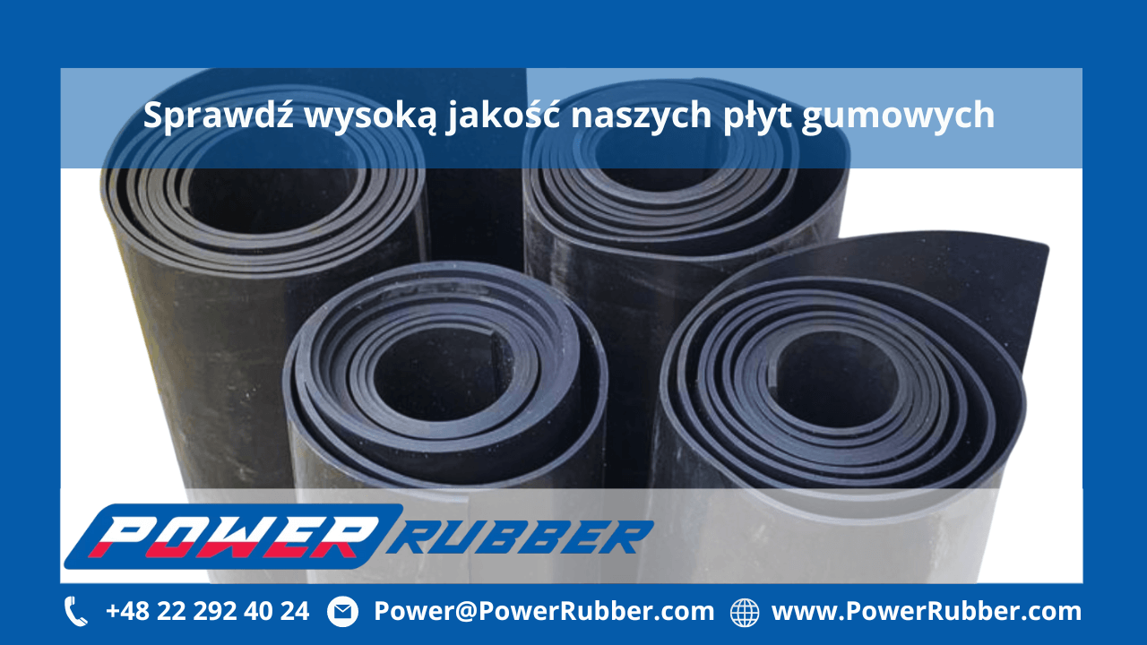 Płyty gumowe