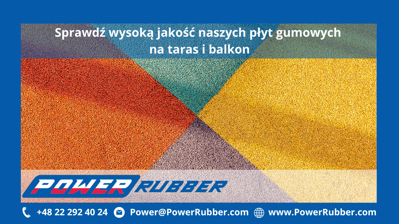 Płyta gumowa na taras