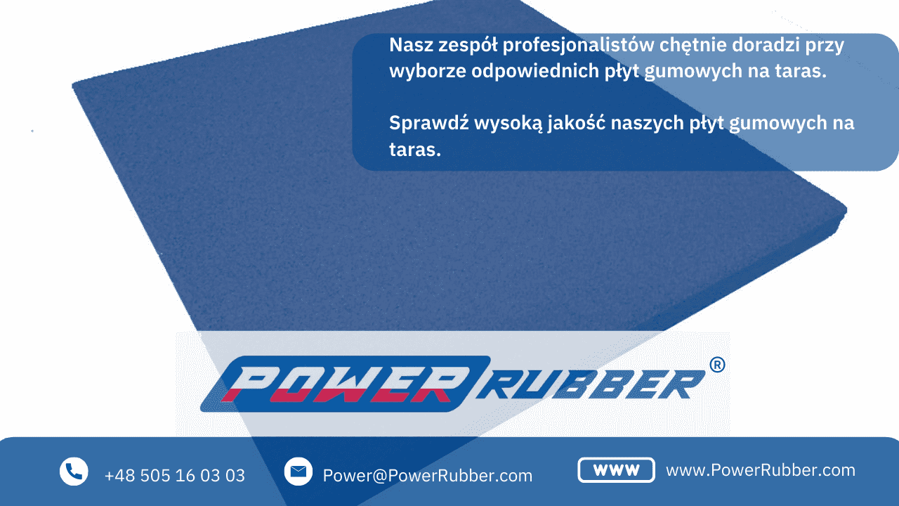 Rubber mats on the terrace, t