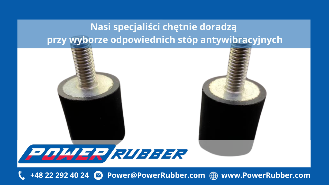 Stopy antywibracyjne do maszyn i urządzeń