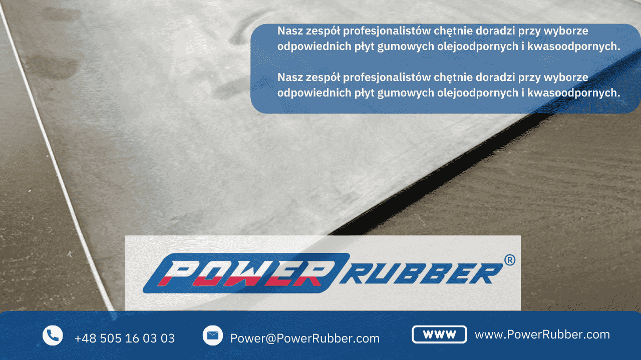 Oil and acid resistant rubber plate
