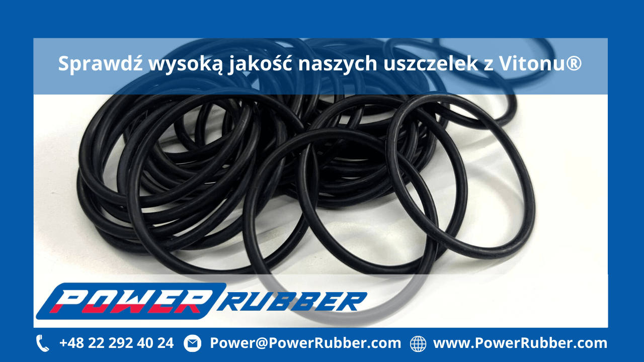 Uszczelki wykonane z kauczuku fluorowego