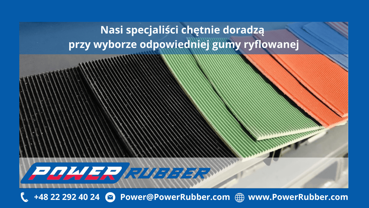 Wykładzina gumowa ryflowana